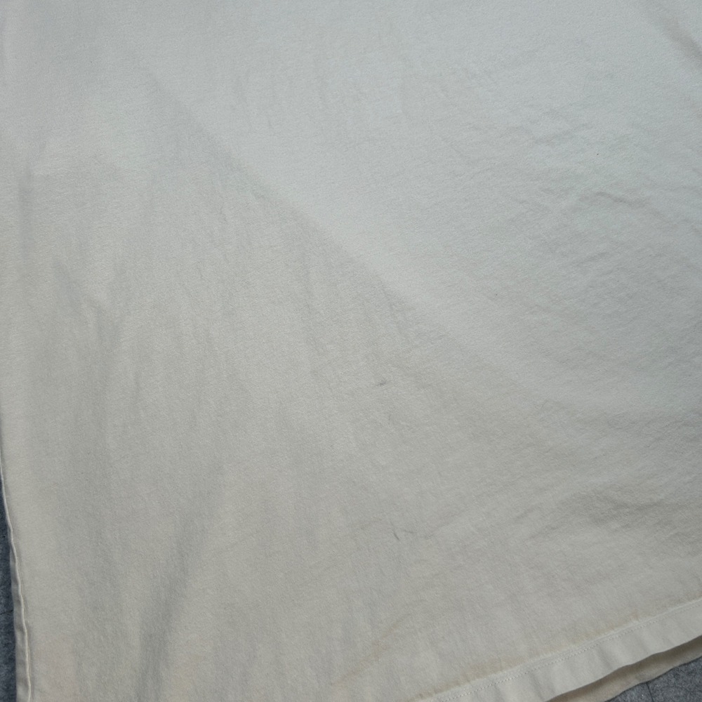 Fear of God Essentials T-Shirt Dress Womens XL Cream Tan Logo pockets - Picture 8 of 16